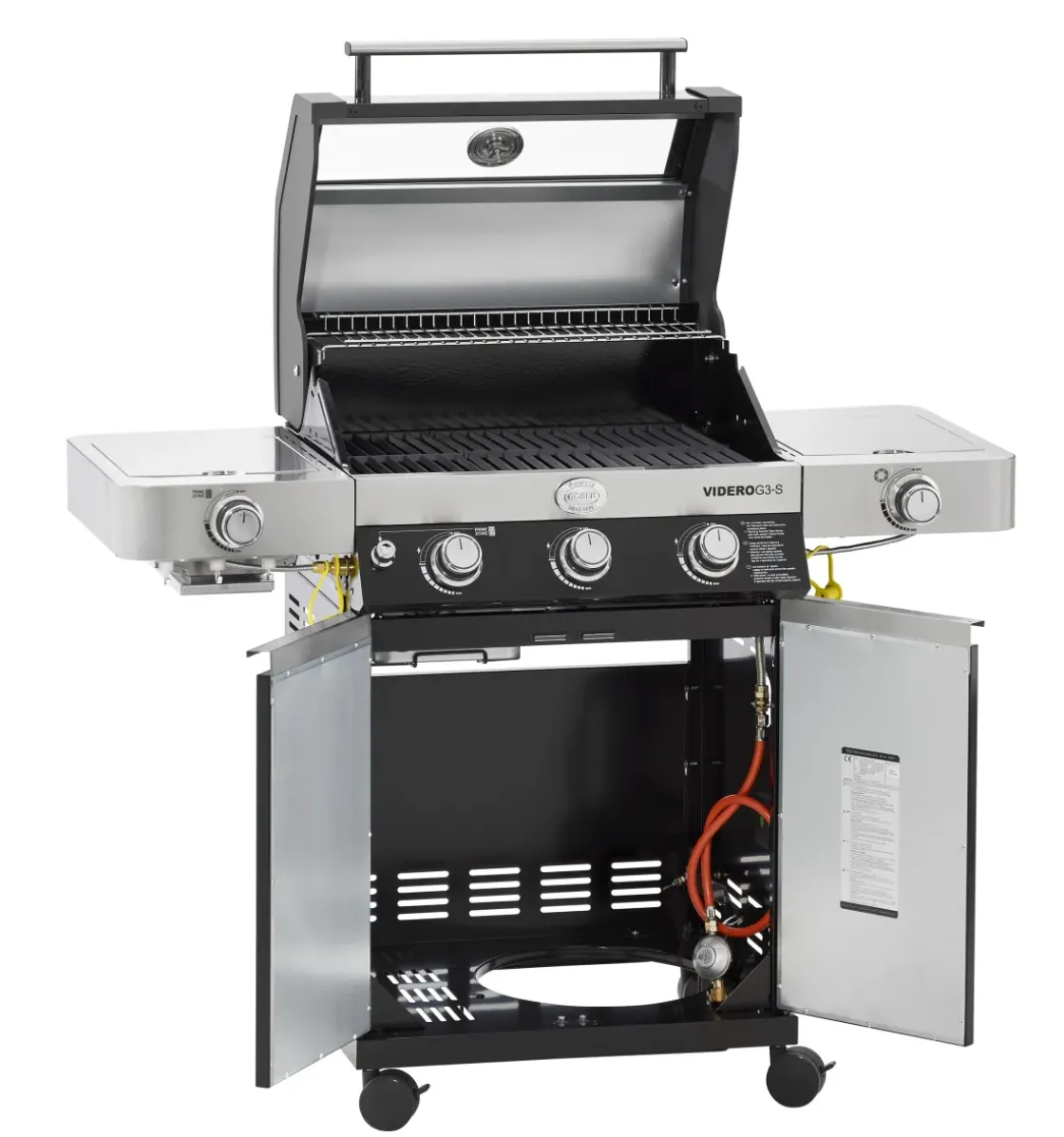 Rosle Gasbarbecue Videro G3-S Vario 30Mbar 70,5X65,5X65,5Cm-Brico Sale