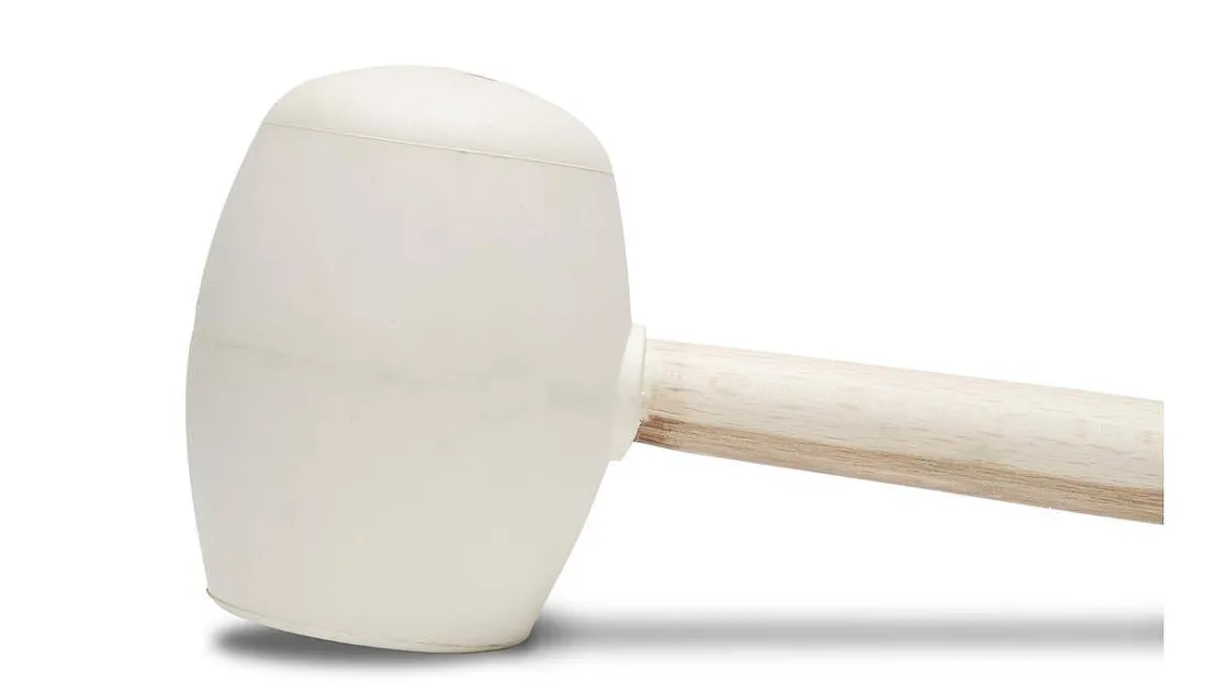 Brico Rubi Rubberhamer Rond, Wit 500G Hot