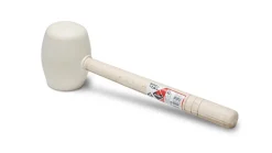 Brico Rubi Rubberhamer Rond, Wit 500G Hot