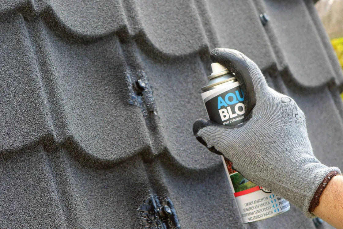 Brico Rubson Coatingspray Aquablock Zwart 300Ml Best