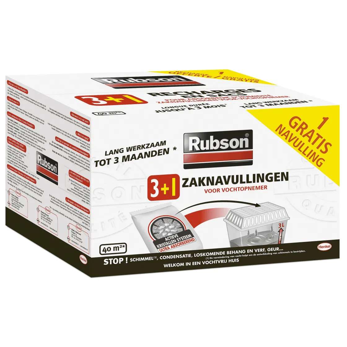 Brico Rubson Navulling Vochtopnemer 1Kg 3+1