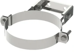 Kachelbuizen<Brico Saninstal Gegalvaniseerde Muurbeugel O 125Mm