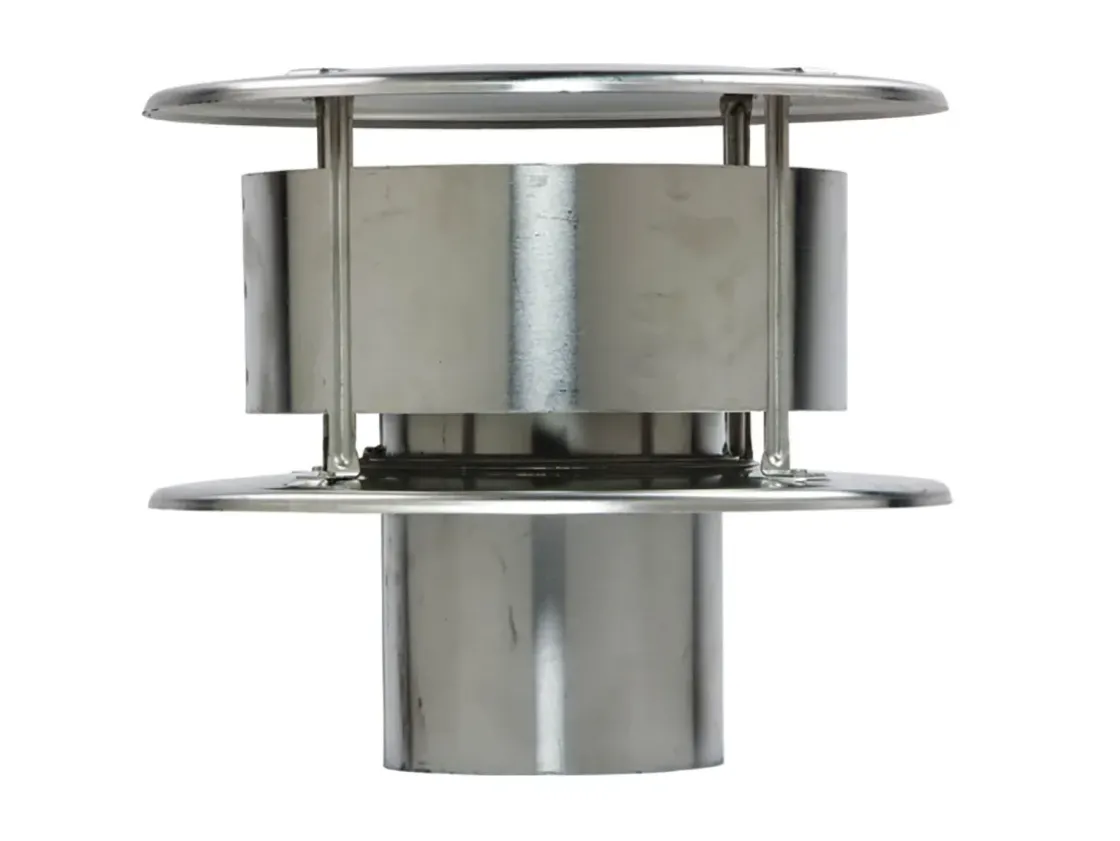 Kachelbuizen<Brico Saninstal Rookgaskap O100Mm Aluminium