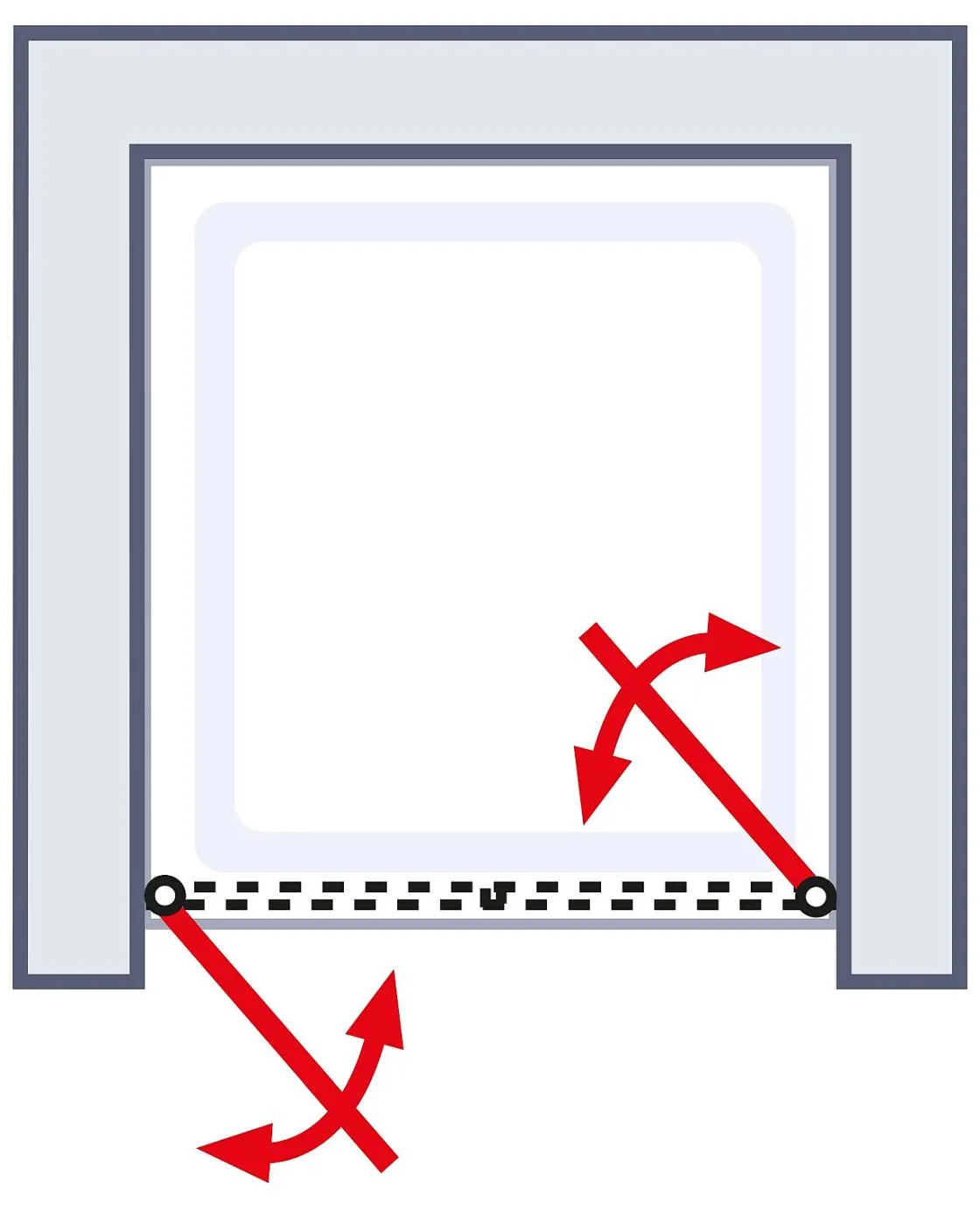 Brico Schulte Complete Cabine - 80X80X190 - Wit -Helder - Juist Best