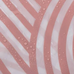 Brico Sealskin Brave Douchegordijn 180X200 Cm Peva Donkerroze / Wit Outlet