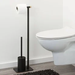 Brico Sealskin Brix Toiletbutler Metaal Zwart