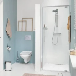 Brico Sealskin Compact Draaideur In Nis 800Mm | 6Mm Helder Veiligheidsglas New