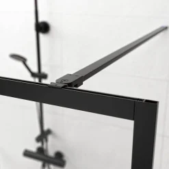 Brico Sealskin Contour Inloopdouche Type A3 118X200Cm Zwart| 6Mm Helder Veiligheidsglas Discount