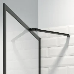 Brico Sealskin Contour Inloopdouche Type A3 118X200Cm Zwart| 6Mm Helder Veiligheidsglas Discount