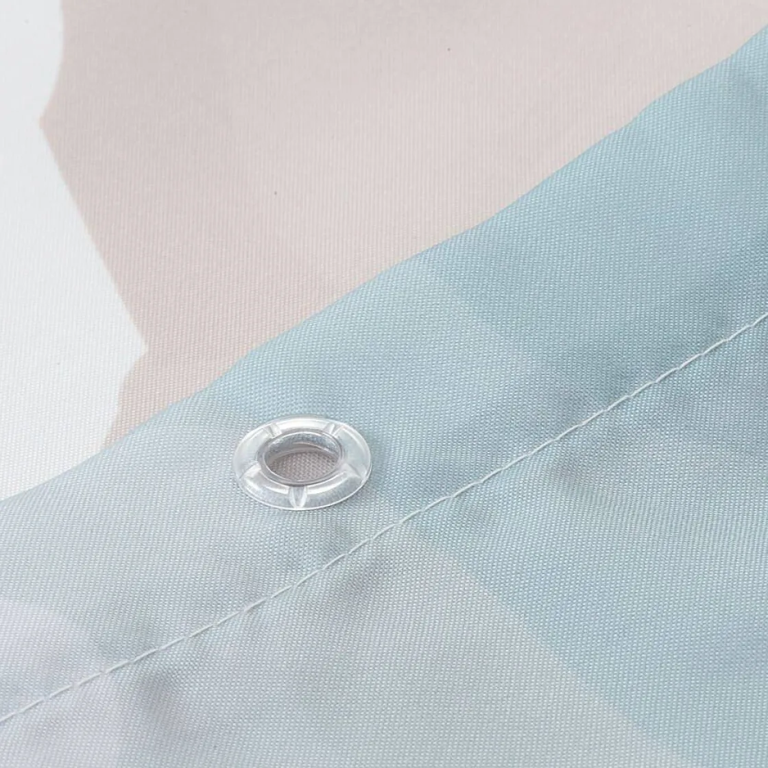 Brico Sealskin Douchegordijn Earth 180X200Cm Polyester Donkergroen/ Off-White Outlet