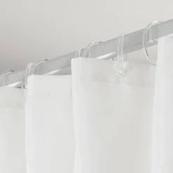 Brico Sealskin Douchegordijn Flow 180X200Cm Polyester Zwart/ Wit New