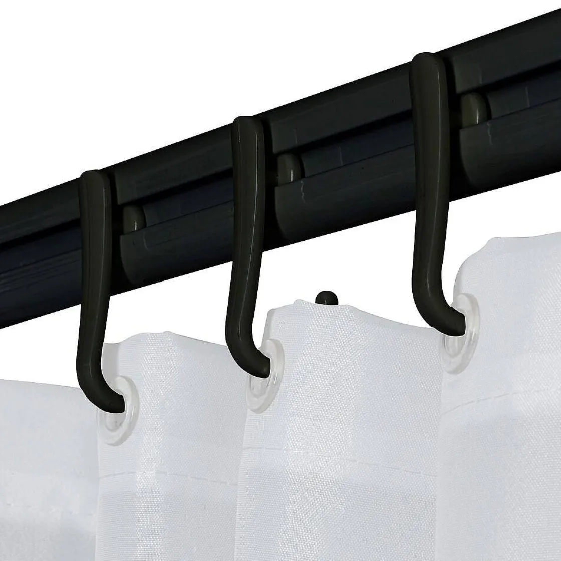 Brico Sealskin Easy Roll Douchegordijnstangset 90X90X90Cm Zwart Sale