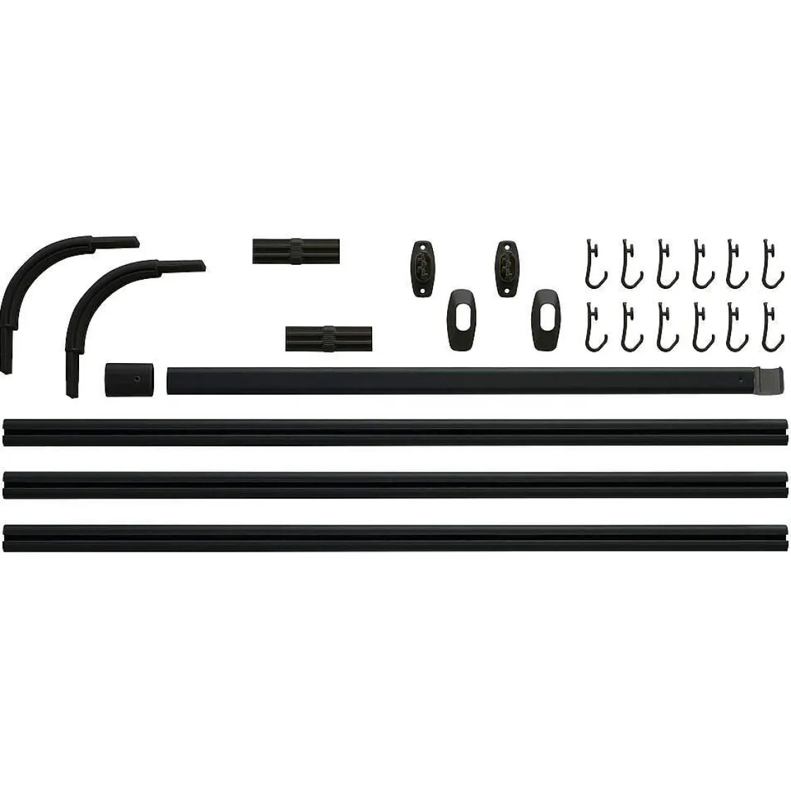 Brico Sealskin Easy Roll Douchegordijnstangset 90X90X90Cm Zwart Sale