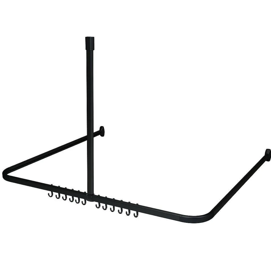 Brico Sealskin Easy Roll Douchegordijnstangset 90X90X90Cm Zwart Sale