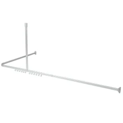 Brico Sealskin Easy Roll Douchegordijnstangset 90X90X90Cm Mat Aluminium Sale