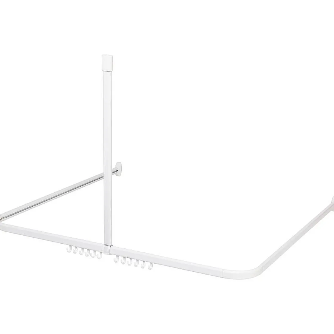 Brico Sealskin Easy Roll Douchegordijnstangset 90X90X90Cm Wit