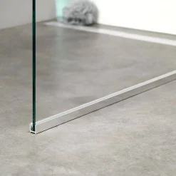 Brico Sealskin I Am Douchewand Walk In Type A3 (Divider) 98Cm Chroom/Zilver Hoogglans | 8Mm Helder Veiligheidsglas + Antikalk Sale