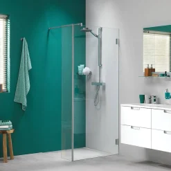 Brico Sealskin I Am Douchewand Walk In Type A1 (Alleen Vast Deel) 300Mm Rvs (Look) | 8Mm Helder Veiligheidsglas + Antikalk Hot