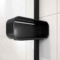 Brico Sealskin Inc. Inloopdouche Type A3 120X200Cm Met Douchemand | 8 Mm Helder Veiligheidsglas Met Antikalklaag Mat Zwart Clearance