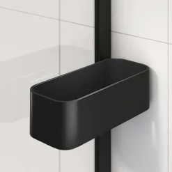 Brico Sealskin Inc. Inloopdouche Type A3 120X200Cm Met Douchemand | 8 Mm Helder Veiligheidsglas Met Antikalklaag Mat Zwart Clearance