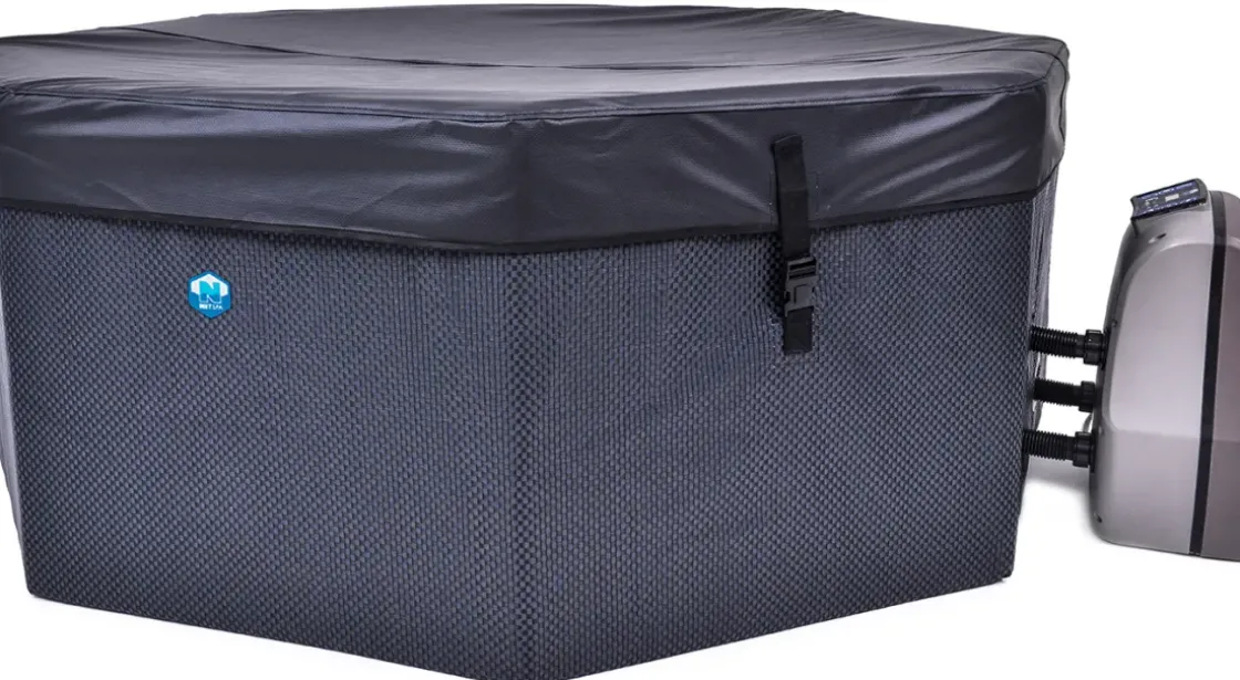 Semi-Rigide Spa Octopus 6Prs Zwart/Wit O193X73Cm-Brico