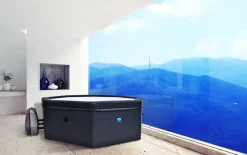 Semi-Rigide Spa Octopus 6Prs Zwart/Wit O193X73Cm-Brico