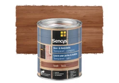 Sencys Beits Ramen En Deuren Semi-Transparant Zijdeglans Donker Eiken 0,75L-Brico