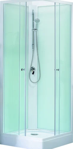 Brico Sencys Douchecabine Claudel 80X80X206,5Cm Vierkant Wit Clearance