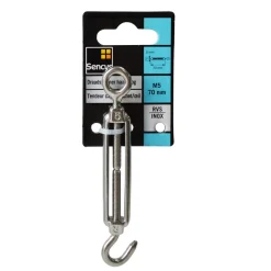 Sencys Draadspanner Met Haak En Oog Rvs M5 70Cm-Brico