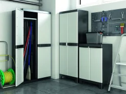 Brico Sencys Hoge Kast Donkergrijs 45X65X185Cm