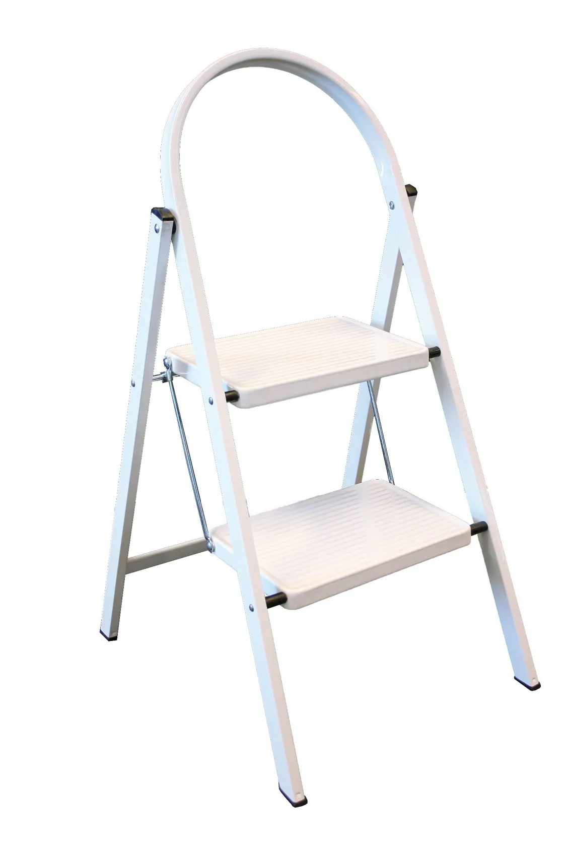 Brico Sencys Huishoudtrap Wit 2-Treeds Hot