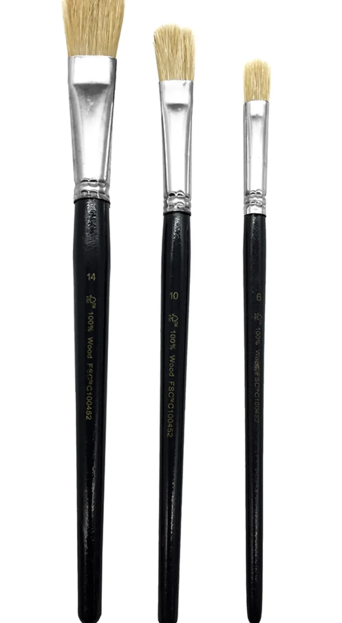 Sencys Plat Kwast - 3 Stuks-Brico