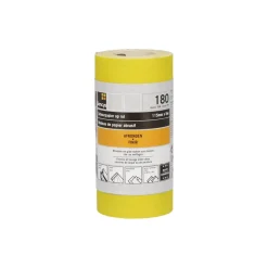 Sencys Rol Schuurpapier Geel A/O 115Mm X 5M P180-Brico New