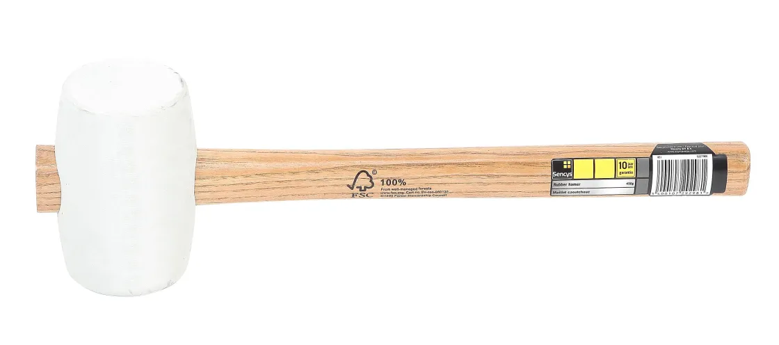 Brico Sencys Rubberhamer Wit 450Gr Outlet