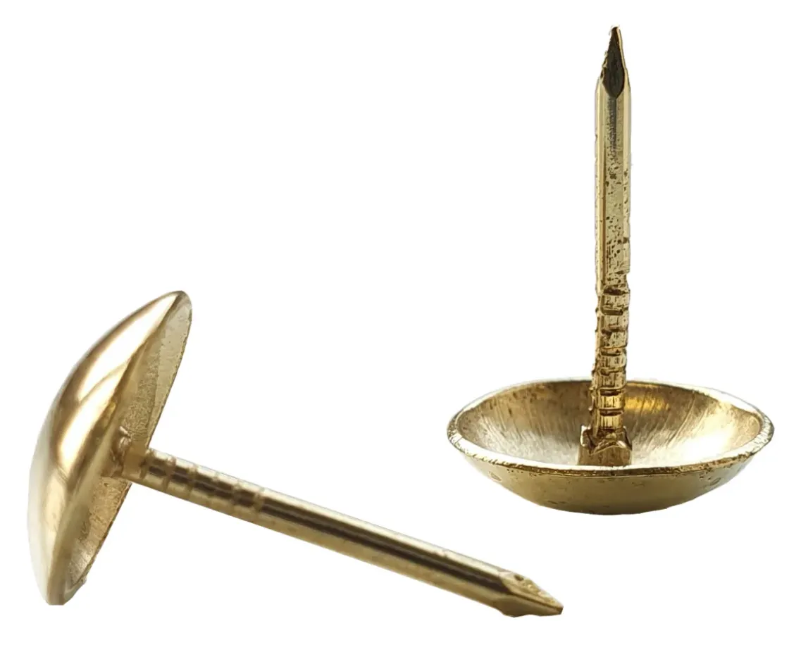 Sencys Stoffeernagel Met Ronde Kop Vermessingd 10X14Mm 50St.-Brico