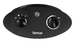 Keramische Kachels & Blaasverwarming<Brico Sencys Ventilatorkachel 2000W Zwart