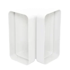 Brico Sencys Vlakkanaal 204X60Mm Bocht Verticaal Kunststof