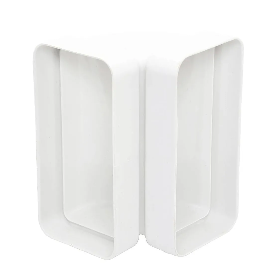 Brico Sencys Vlakkanaal 204X60Mm Bocht Verticaal Kunststof