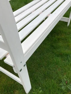 Sens-Line Friesen Tuinbank - Hout - Wit-Brico Sale