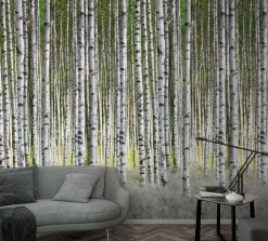 Smart Art Fotobehang Berkenbos-Brico Hot