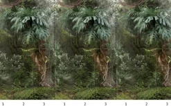 Smart Art Fotobehang Groene Jungle-Brico