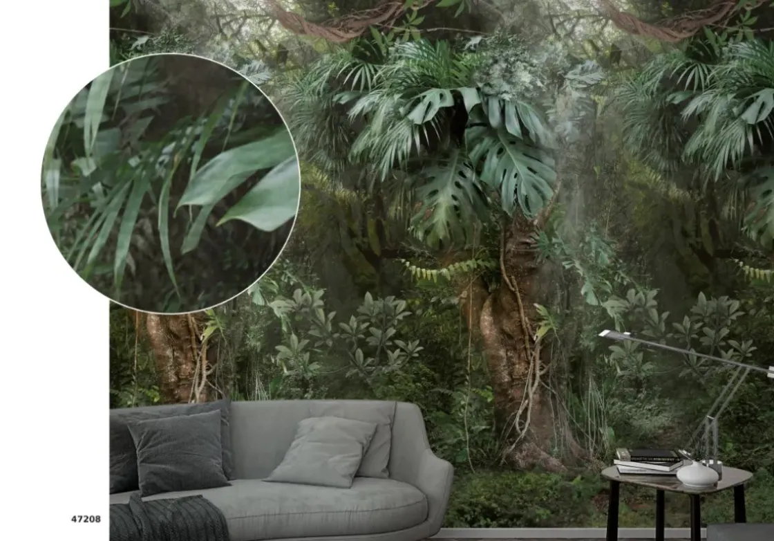 Smart Art Fotobehang Groene Jungle-Brico