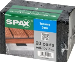 Spax Isolatiepads Terras 10X10X0,8Cm 20St-Brico Hot