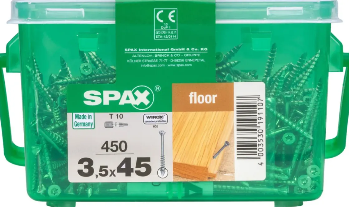 Spax Parketschoef 'T-Star' Wirox 3.5X45Mm 450 Stuks-Brico Clearance