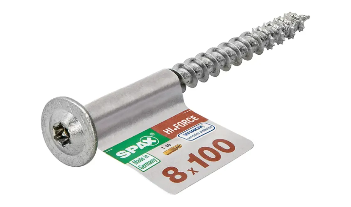 Spax Schroef 'Hi.Force' Staal 100 X 8 Mm - 1 Stuk-Brico Best
