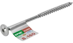 Spax Schroef 'Hi.Force' Staal 160 X 8 Mm - 1 Stuk-Brico Outlet
