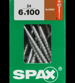 Spax Schroef 'Hi.Force' Wirox 6X100Mm 24 Stuks-Brico Best