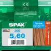 Spax Terrasschroef A2 Rvs 60X5Mm 200St-Brico Best