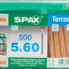 Spax Terrasschroef A2 Rvs 60X5Mm 500St-Brico Outlet