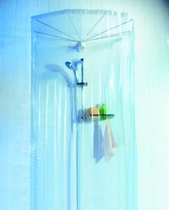 Brico Spirella Douchegordijn Ombrella Clear 8 Armen Outlet